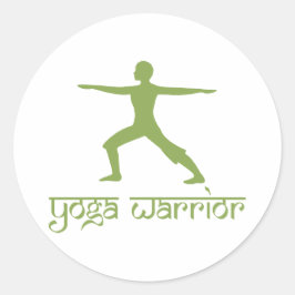 Adesivo Yoga Warrior Pose