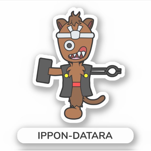 Adesivo Yokai Monster Ippon-datara (Frente)