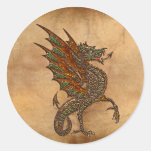 Adesivo Yold Medieval Dragon Design