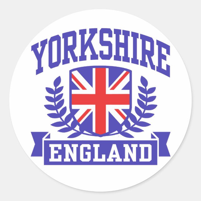 Adesivo Yorkshire Inglaterra (Frente)