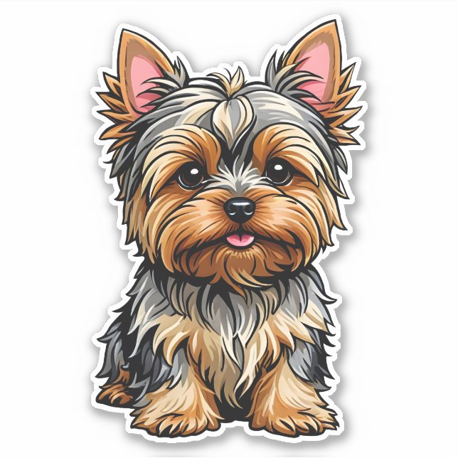 Adesivo Yorkshire Terrier (Frente)