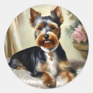Adesivo Yorkshire Terrier Cute Dog