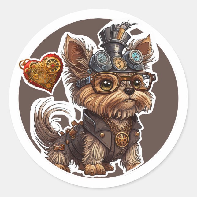 Adesivo Yorkshire Terrier Dog (Frente)