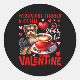 Adesivo Yorkshire Terrier E Café Apenas Para Namorados Jo
