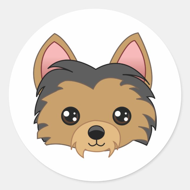 Adesivo Yorkshire Terrier Stickers (Frente)