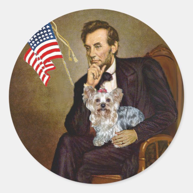 Adesivo Yorkshire Terrier (T) - Lincoln (Frente)