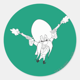 Adesivo Yosemite Sam Guns Blaping