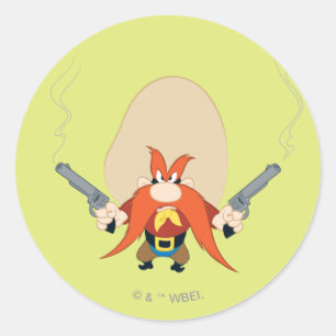 Adesivo Yosemite Sam para trás