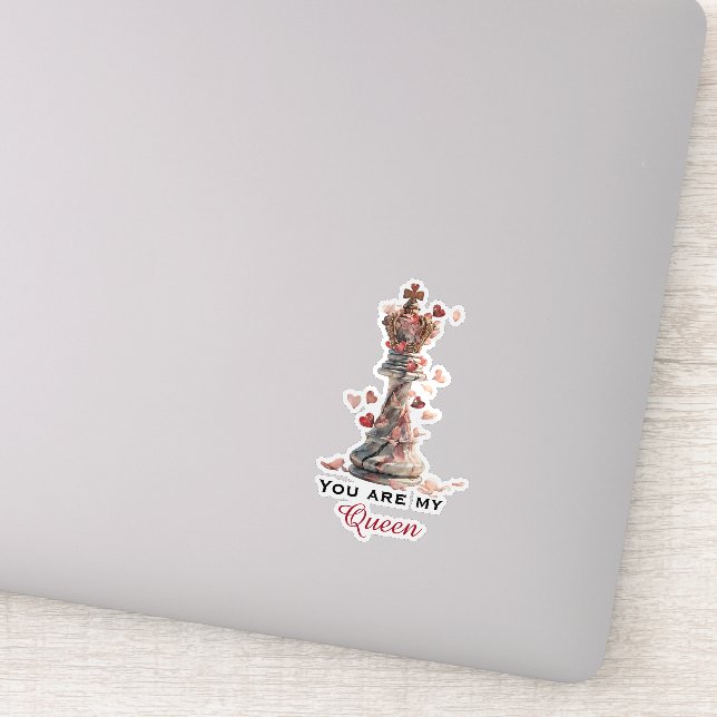 Adesivo You Are My Queen Chess Valentine's Day (Detalhe)