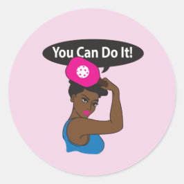 Adesivo You Can Do It. Rosie Pickleball (B)