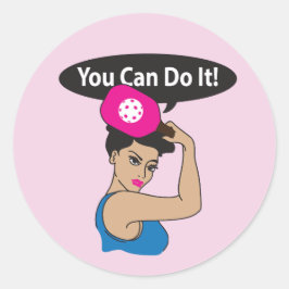 Adesivo You Can Do It. Rosie Pickleball (L)