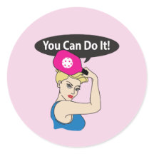 You Can Do It. Rosie Pickleball (W)