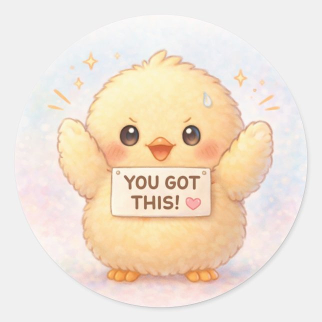 Adesivo You Got This Alma Cute Chick Sticker (Frente)