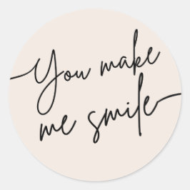 Adesivo “You Make Me Smile” Cute Encouragement Sticker