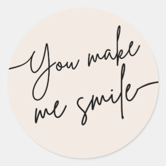Adesivo “You Make Me Smile” Cute Encouragement Sticker
