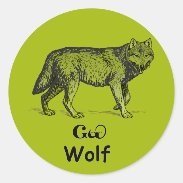 Adesivo Young Cherokee Wolf (Frente)