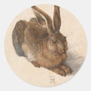Adesivo Young Hare   Albrecht Dürer