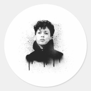 Adesivo Young Kamala Harris Grafite Art