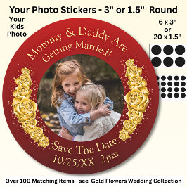 Adesivo Your Kids Photo Mom Dad Getting Married