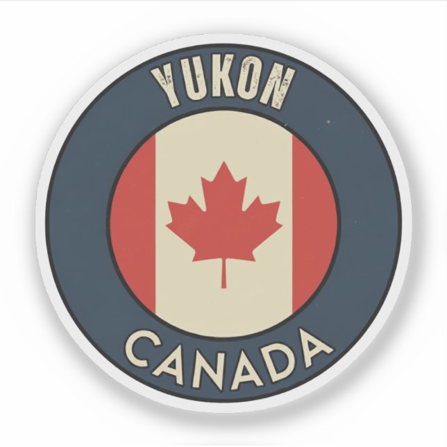 Adesivo Yukon Canadá (Frente)