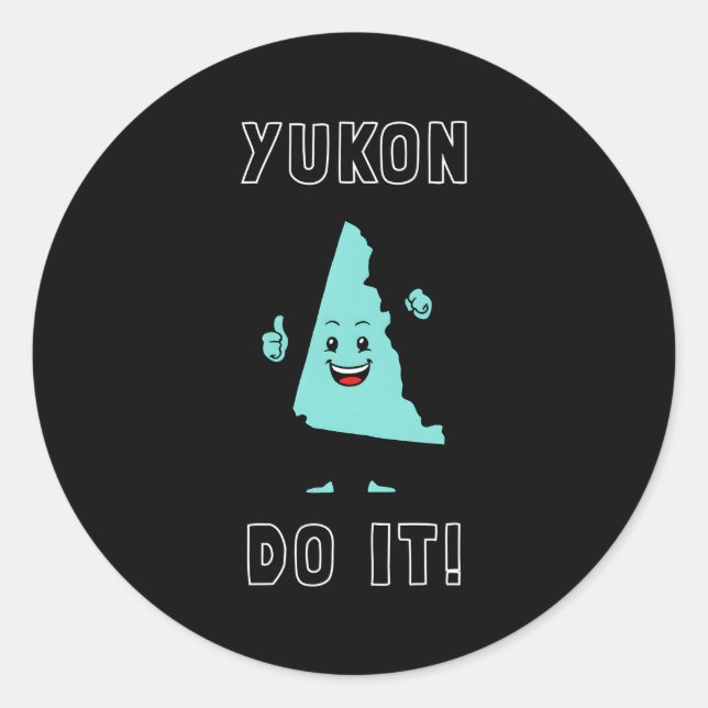 Adesivo Yukon Do It Yukon Canada Motivational (Frente)