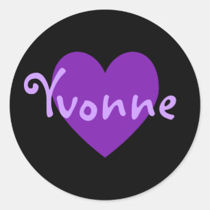 Adesivo Yvonne no roxo