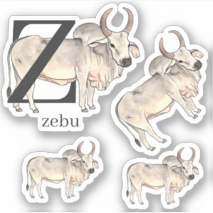 Adesivo Z para Zebu Stickers
