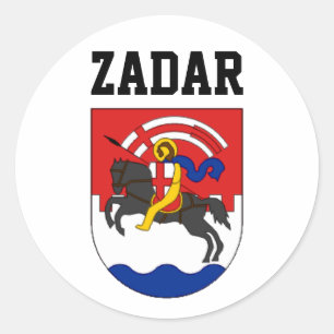 Adesivo Zadar casaco de armas (Croácia)