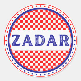 Adesivo Zadar City Pride Emblem – Croatian Identity