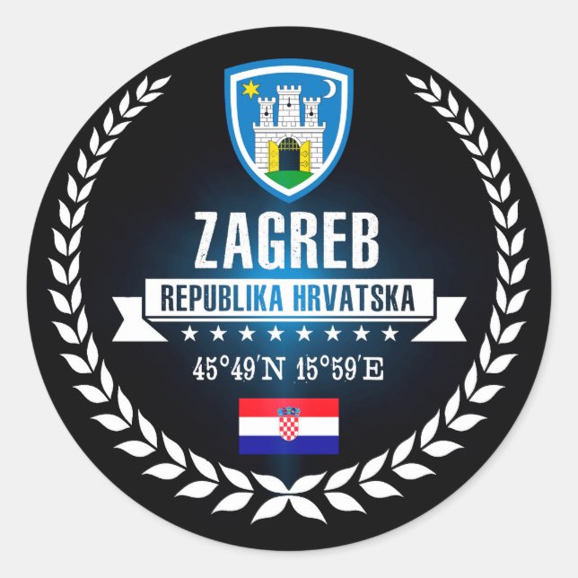 Adesivo Zagreb (Frente)