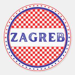 Adesivo Zagreb City Pride Emblem – Croatian Identity