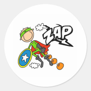 Adesivo ZAP Menino Herói