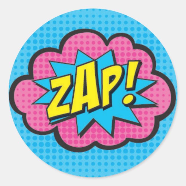 Adesivo ZAP! Super-Herói Stickers GV2 (Frente)