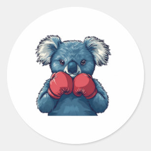 Adesivo Zarque Koala Diversão Para Um Campeão E Boxing Lo