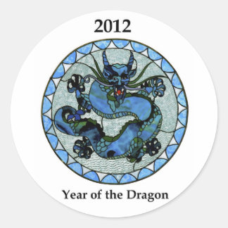 Adesivo Zazzle 2012 Dragon