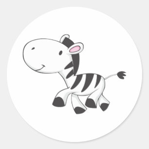 Adesivo Zebra bebê