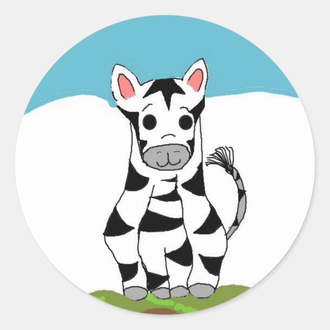 Adesivo Zebra Legal (Frente)