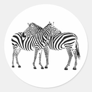 Adesivo Zebra Love