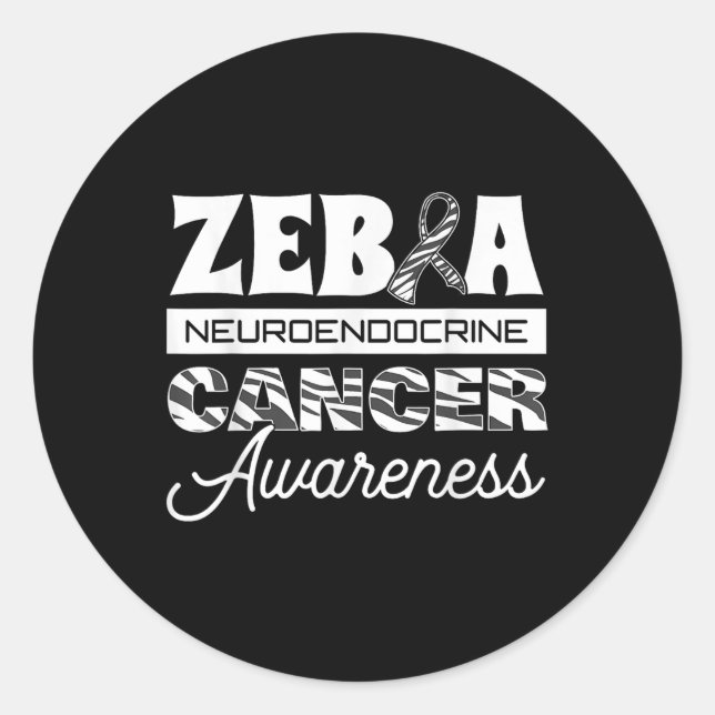Adesivo Zebra Neuroendócrina - Fita de Sensibilização para (Frente)