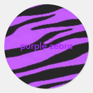 Adesivo zebra roxa, zebra roxa