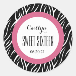 Adesivo ZEBRA Sweet Sessenta e dezesseis V16 Personalizada