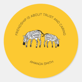 Adesivo Zebras Quenianas Inspiradoras, Bonitas e Felizes