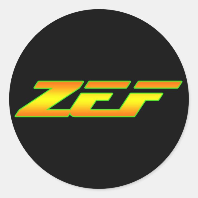 ADESIVO ZEF STICKER DECAL (Frente)