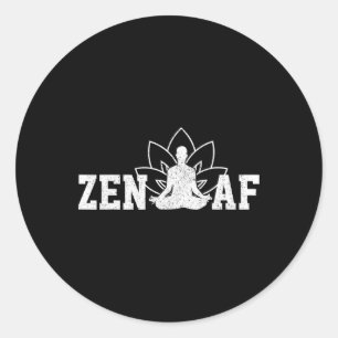 Adesivo Zen Af Divertido Meditação Budismo Espiritual Buda