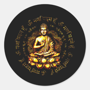 Adesivo Zen Buda Yoga Atenção Plena Paz
