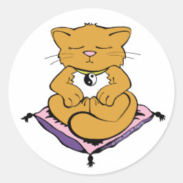 Adesivo Zen Cat