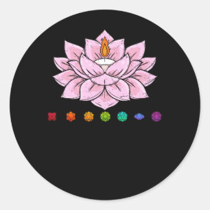 Adesivo Zen Lotus Flower Chakras Alinhou Yoga Lo