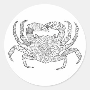 Adesivo Zendoodle Crab
