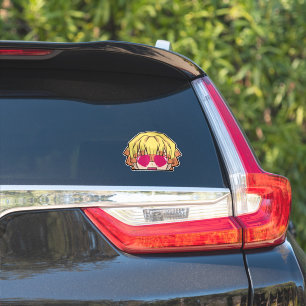 Adesivo Zenitsu Peeker Sticker - Demon Slayer Vinil Decal