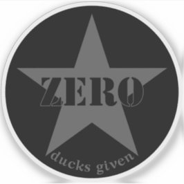 Adesivo Zero Ducks Dado Star (cinza)